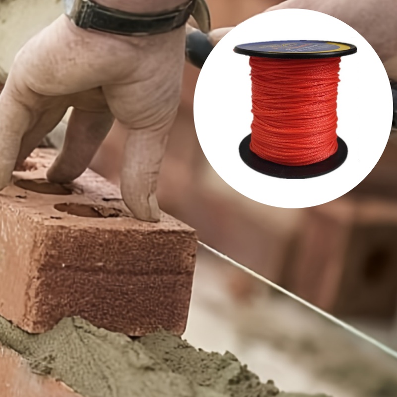 Outdoor Furniture Rope - 50M Horizontal Pull Ropes Red Polyethylene