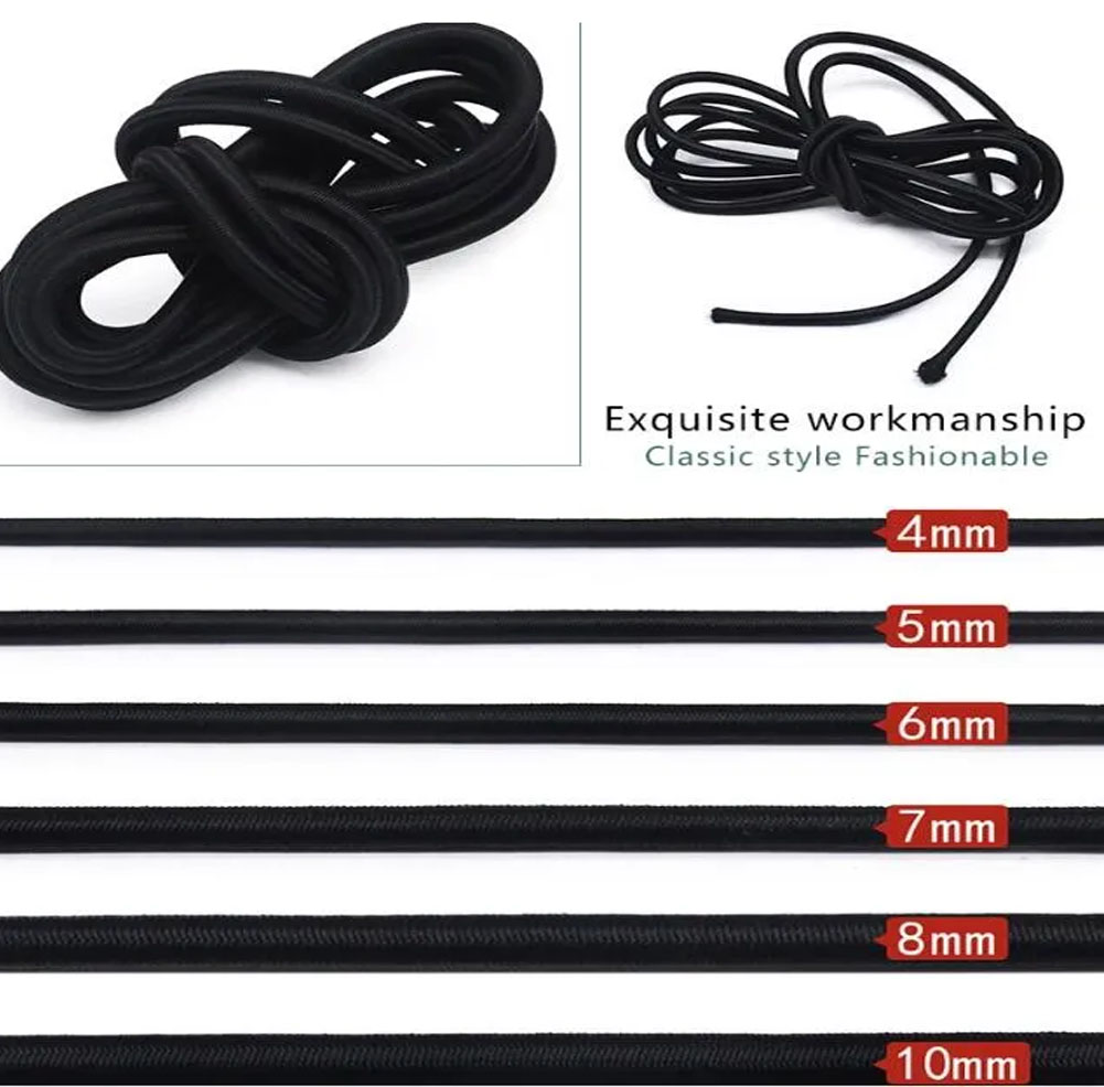 Outdoor Furniture Rope - 2mm-10mm Strong Elastic Rope Bungee Shock