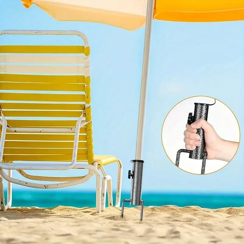 Outdoor Furniture With Umbrella - Beach Umbrella Stand Outdoor Umbrella Ground