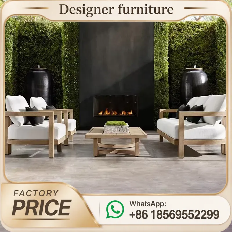 Teak Wood Sofa Set Waterproof  - огляд і ціна Outdoor Furniture Teak