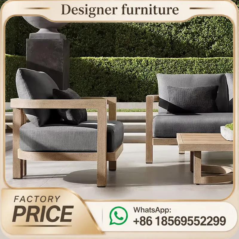 Teak Wood Sofa Set Waterproof  - огляд і ціна Outdoor Furniture Teak