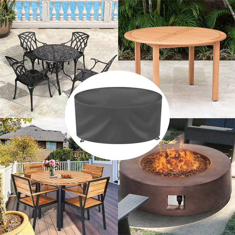 12 Sizes Round Furniture Cover - огляд і ціна Outdoor Furniture Table And Chairs