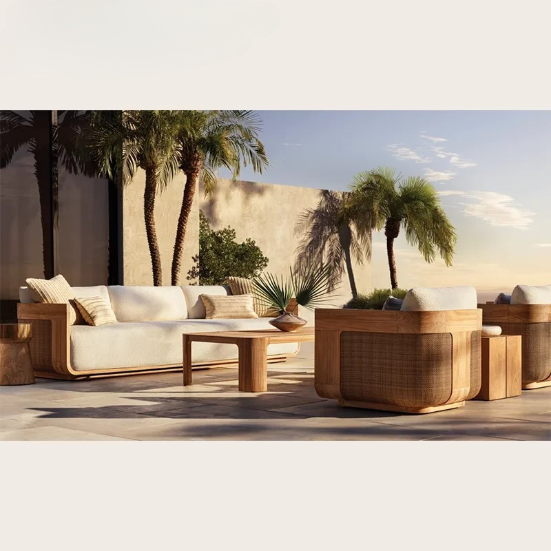 Outdoor Teak Sofa Set Garden F - огляд і ціна Outdoor Furniture Teak