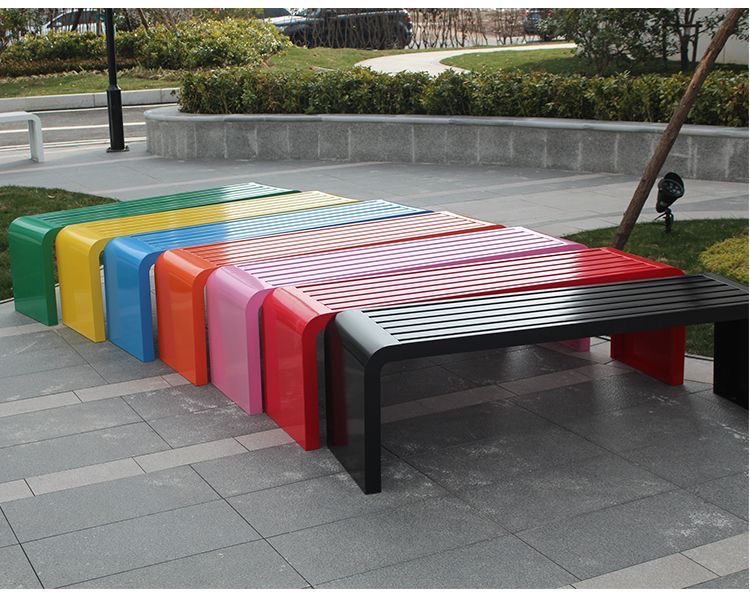 1m-1.8m cold rolled steel meta - огляд і ціна Outdoor Furniture Bench