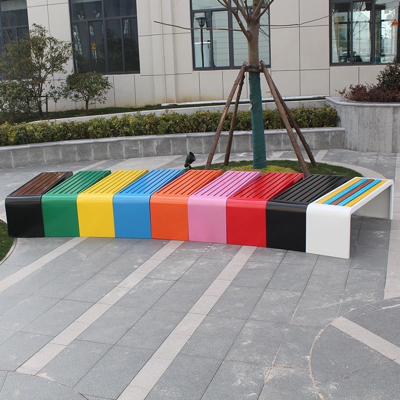 1m-1.8m cold rolled steel meta - огляд і ціна Outdoor Furniture Bench
