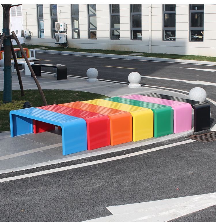1m-1.8m cold rolled steel meta - огляд і ціна Outdoor Furniture Bench