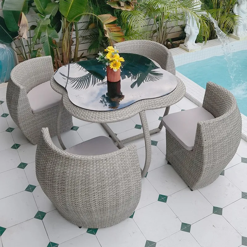DSA outdoor rattan table and c - огляд і ціна Outdoor Furniture Store