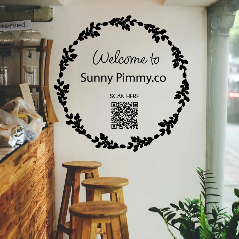 Leaf wreath decal for front st - огляд і ціна Outdoor Furniture Store