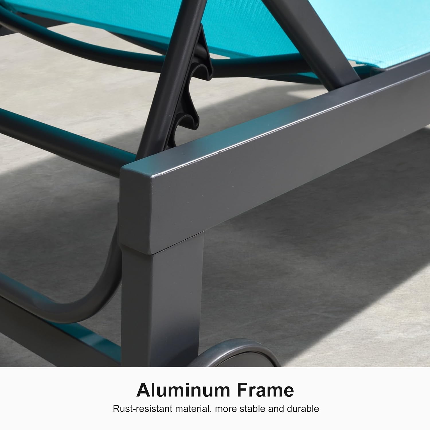 Pool Chaise Lounge with Wheels - огляд і ціна Outdoor Furniture Quick Dry