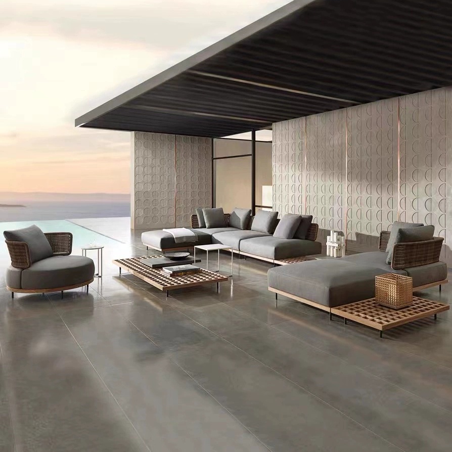 Modern Garden Sofa Set Outdoor - огляд і ціна Outdoor Furniture Teak