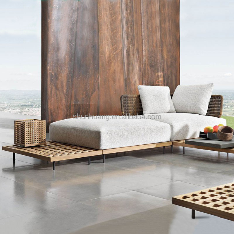 Modern Garden Sofa Set Outdoor - огляд і ціна Outdoor Furniture Teak