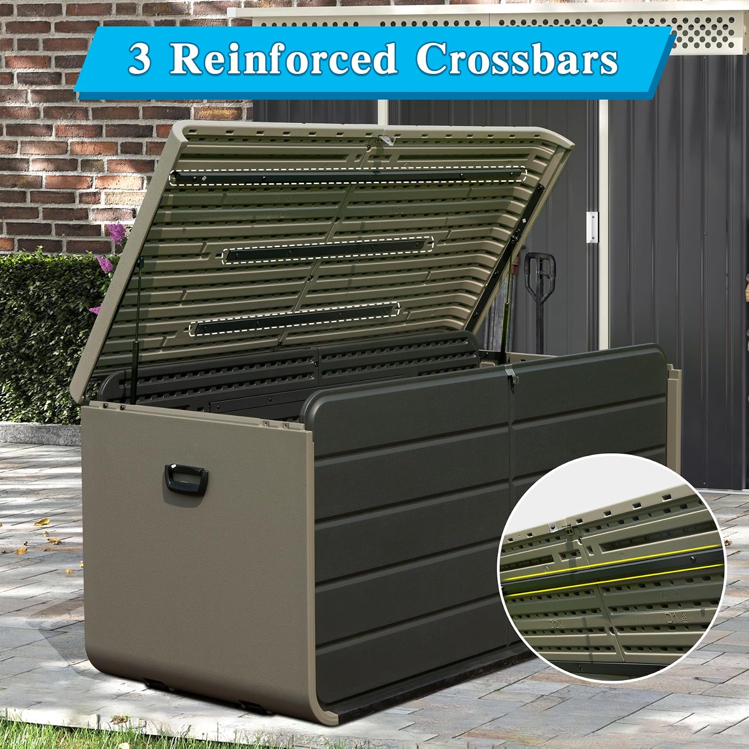 Indoor Outdoor Storage Box 200 - огляд і ціна Outdoor Furniture Bench