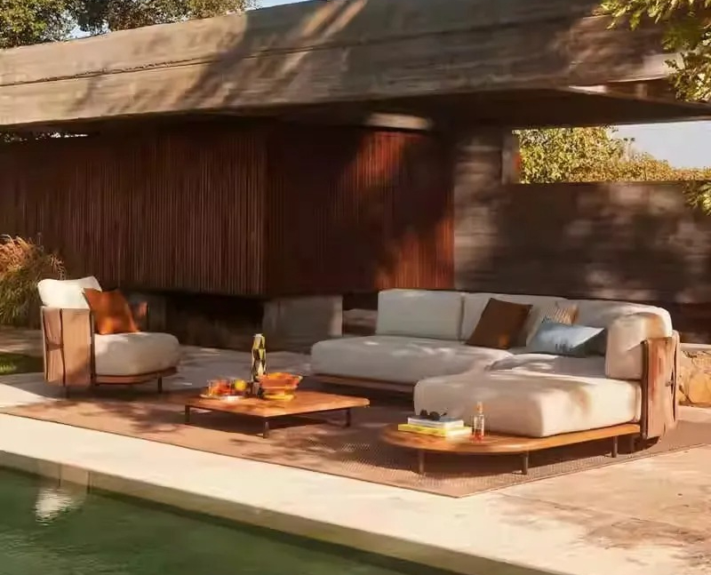Nordic outdoor rattan sofa vil - огляд і ціна Outdoor Furniture Design