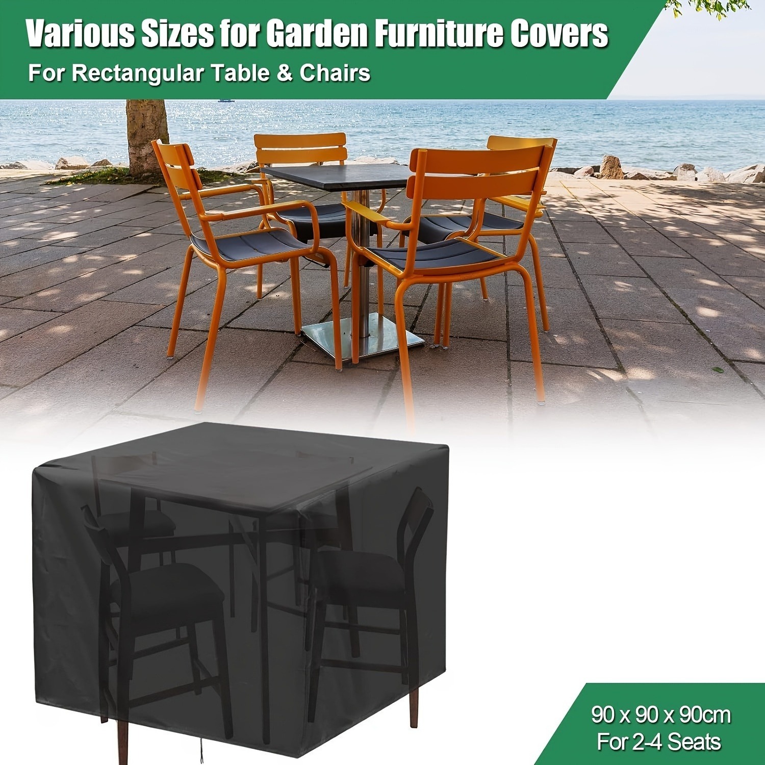 Heavy-Duty 210D Outdoor Garden - огляд і ціна Outdoor Furniture Table And Chairs