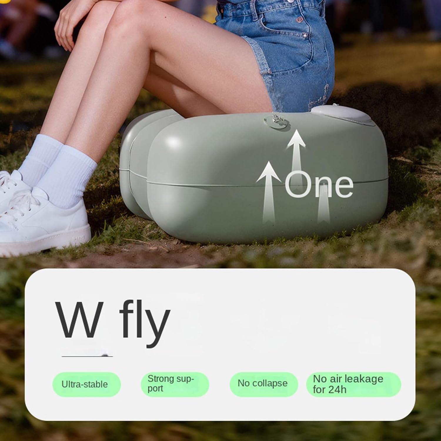 Thickened Travel Seat Inflatab - огляд і ціна Outdoor Furniture Bench