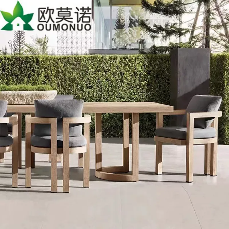 Nordic Outdoor Teak Wood Dinin - огляд і ціна Outdoor Furniture Teak