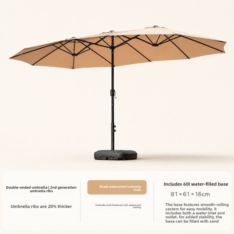 Outdoor Shade Umbrella Large C - огляд і ціна Outdoor Furniture With Umbrella