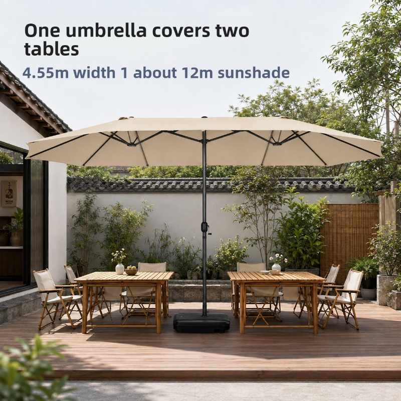 Outdoor Shade Umbrella Large C - огляд і ціна Outdoor Furniture With Umbrella