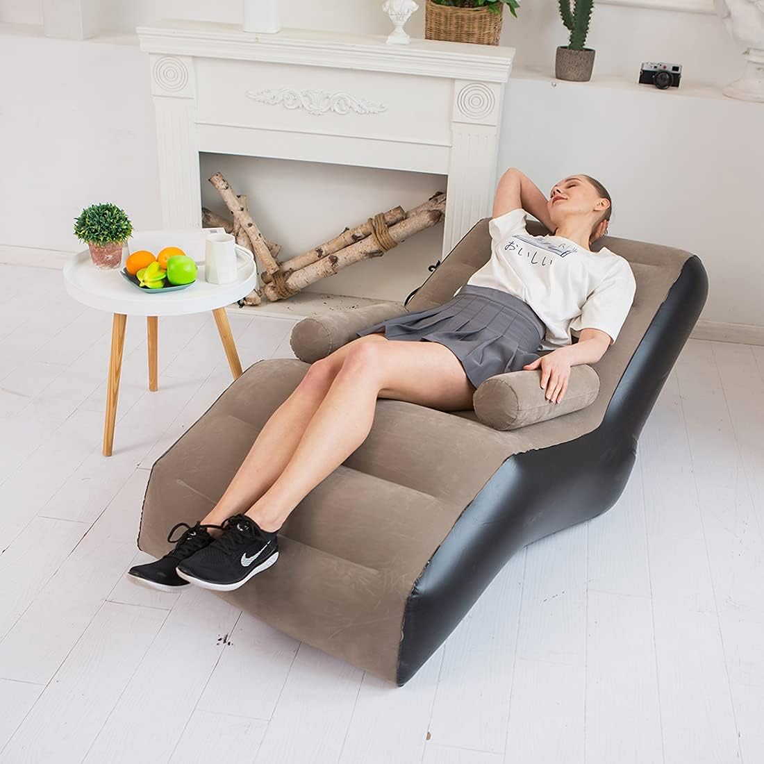 Folding Lazy Sofa,Inflatable L - огляд і ціна Outdoor Furniture Bench
