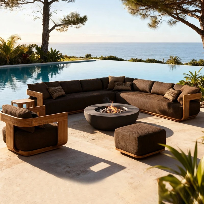 Sofa, with Waterproof UV-resis - огляд і ціна Outdoor Furniture Teak