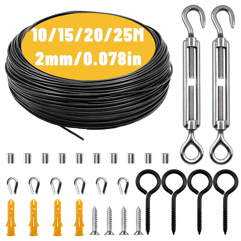 10-25M Steel Wire Rope Stainle - огляд і ціна Outdoor Furniture Rope