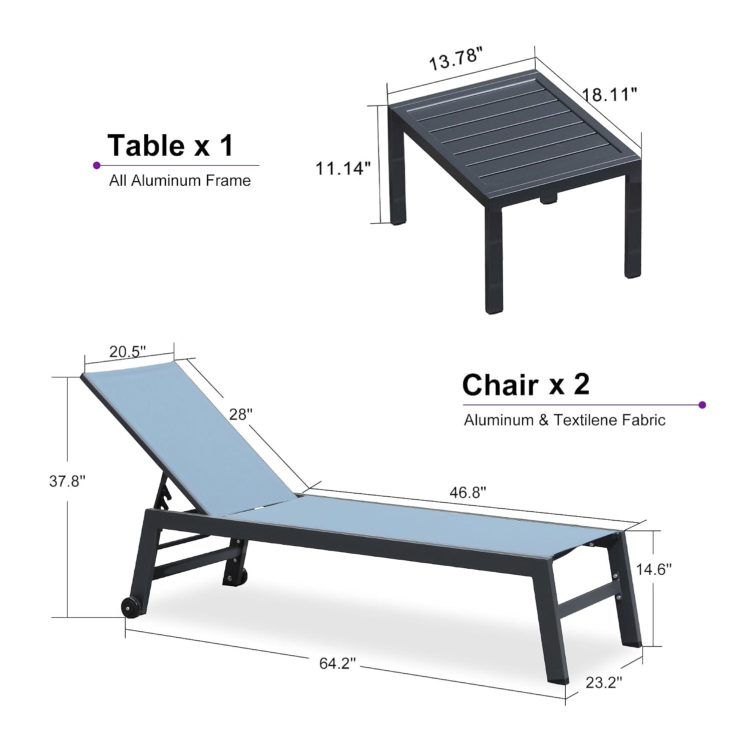 Quick-Dry Textilene Lounge Cha - огляд і ціна Outdoor Furniture Quick Dry