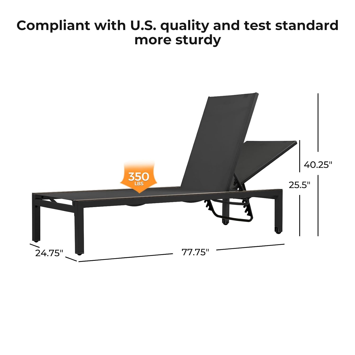 Extra-Long Mesh Sling Lounge C - огляд і ціна Outdoor Furniture Quick Dry