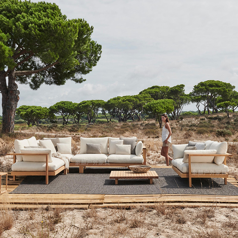 Outdoor Sofa Teak Set Courtyar - огляд і ціна Outdoor Furniture Teak
