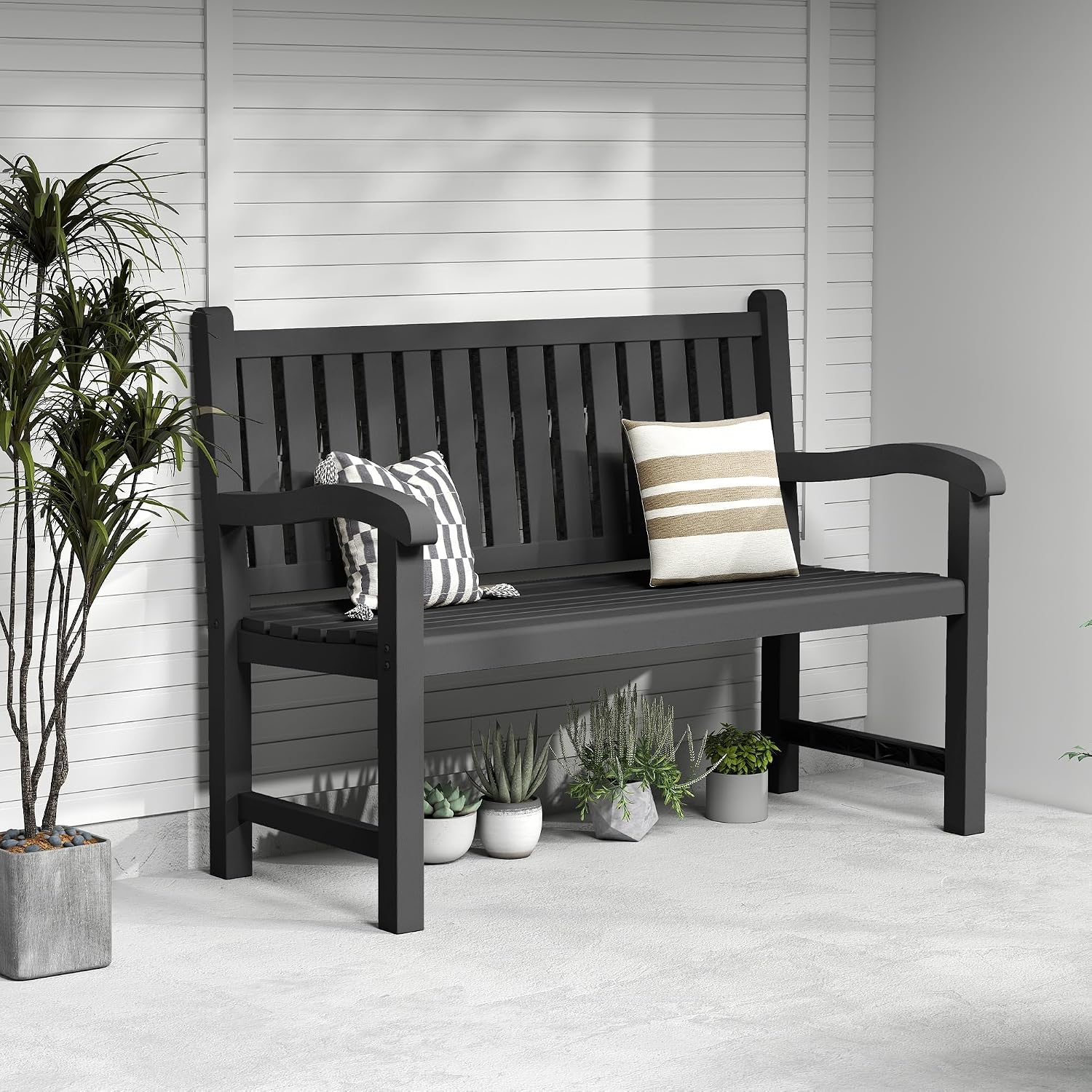 Outdoor Bench 2-Person Resin P - огляд і ціна Outdoor Furniture Bench