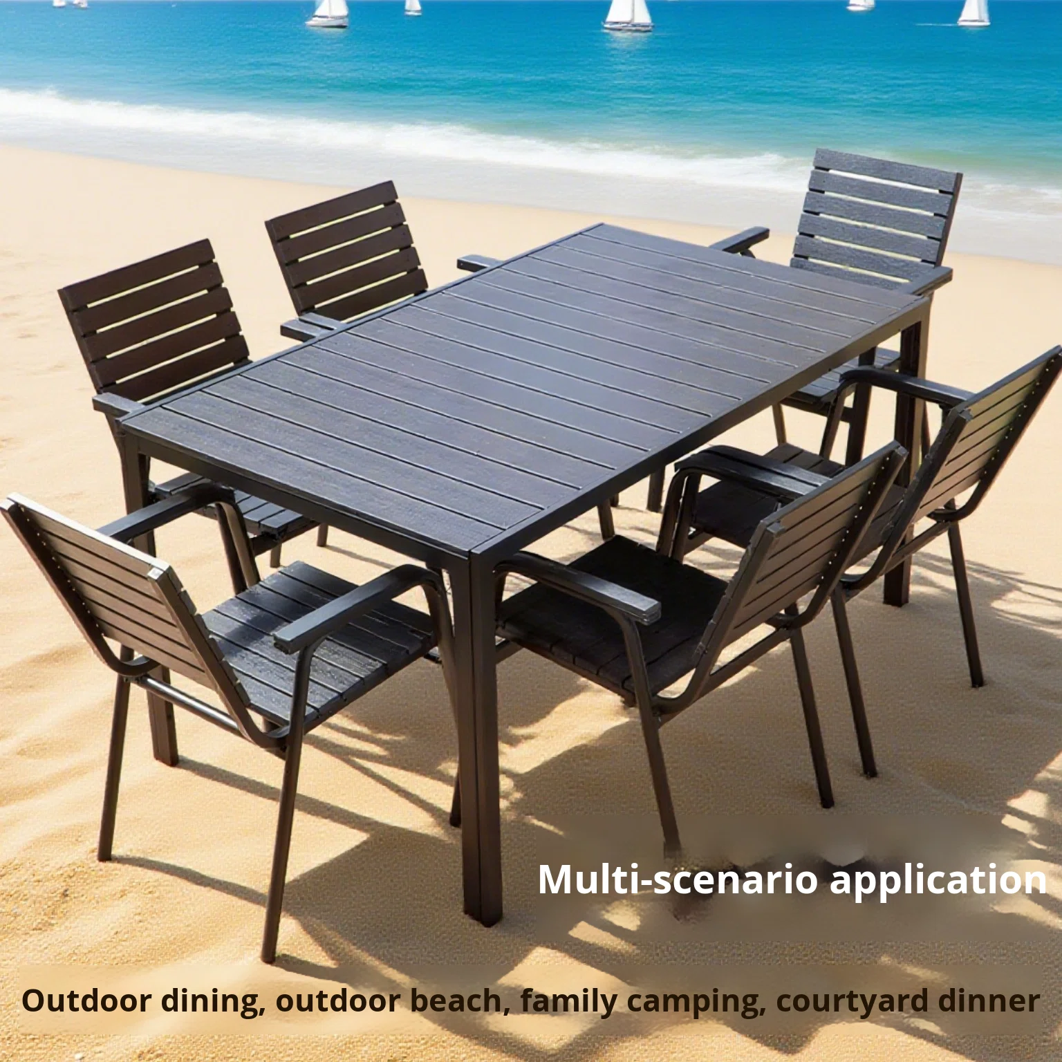 New Bamboo Picnic Garden Table - огляд і ціна Outdoor Furniture Table And Chairs
