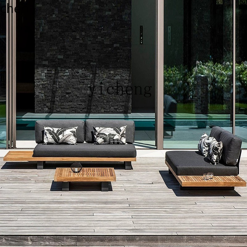 HYS outdoor teak sofa courtyar - огляд і ціна Outdoor Furniture Teak