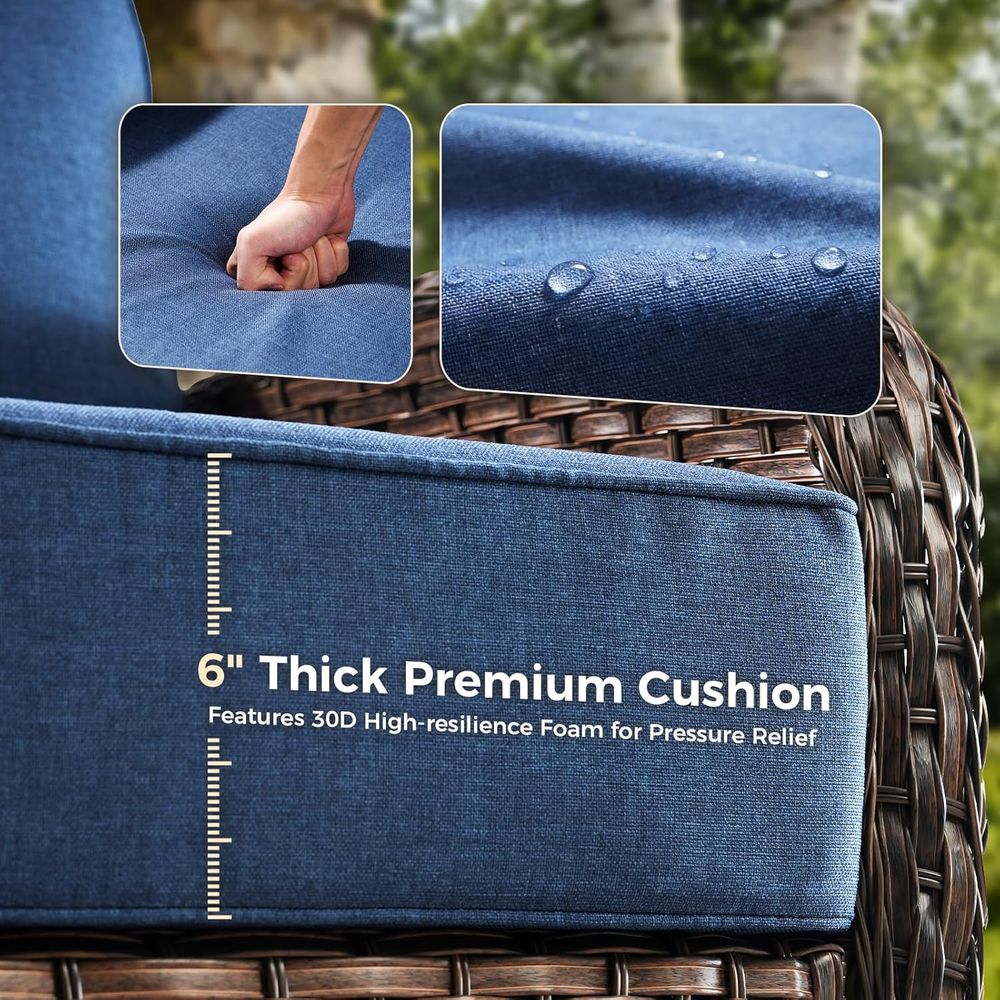 Outdoor Furniture Cushions, 6  - огляд і ціна Outdoor Furniture Replacement Fabric