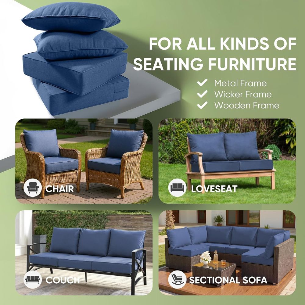 Outdoor Furniture Cushions, 6  - огляд і ціна Outdoor Furniture Replacement Fabric